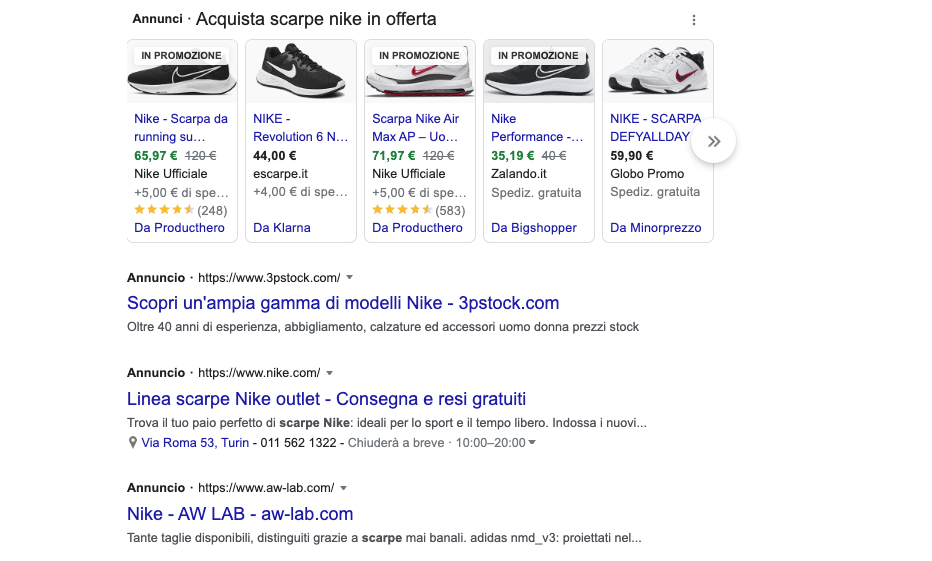 google ads annunci